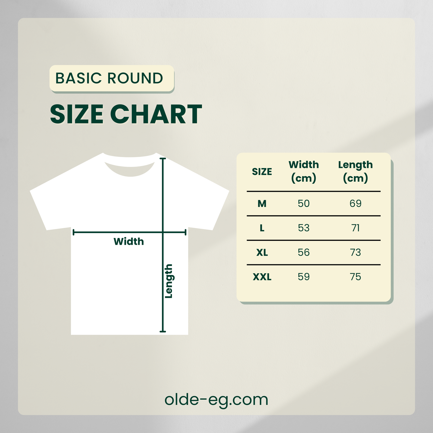 White Basic T-Shirt(Uni Sex)