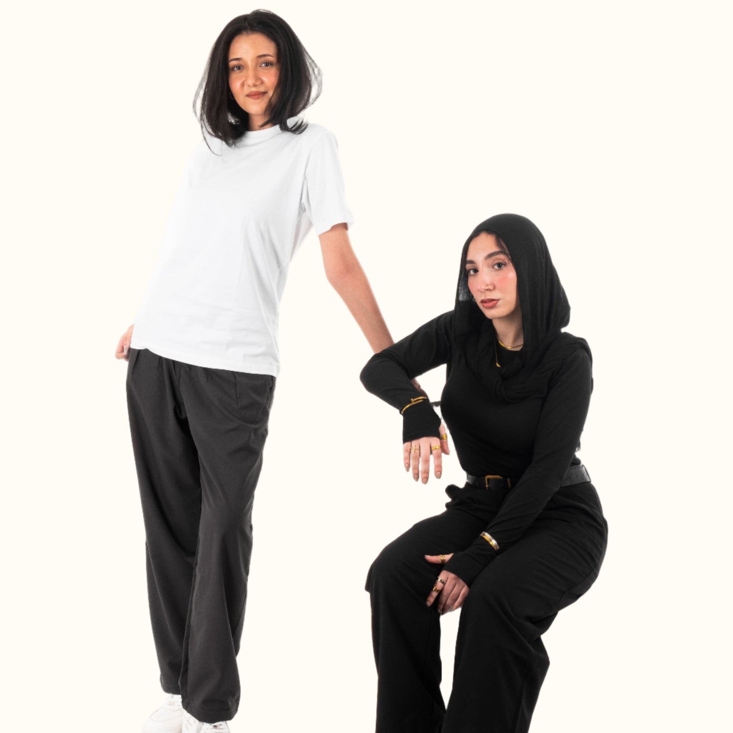 White Basic T-Shirt(Uni Sex)