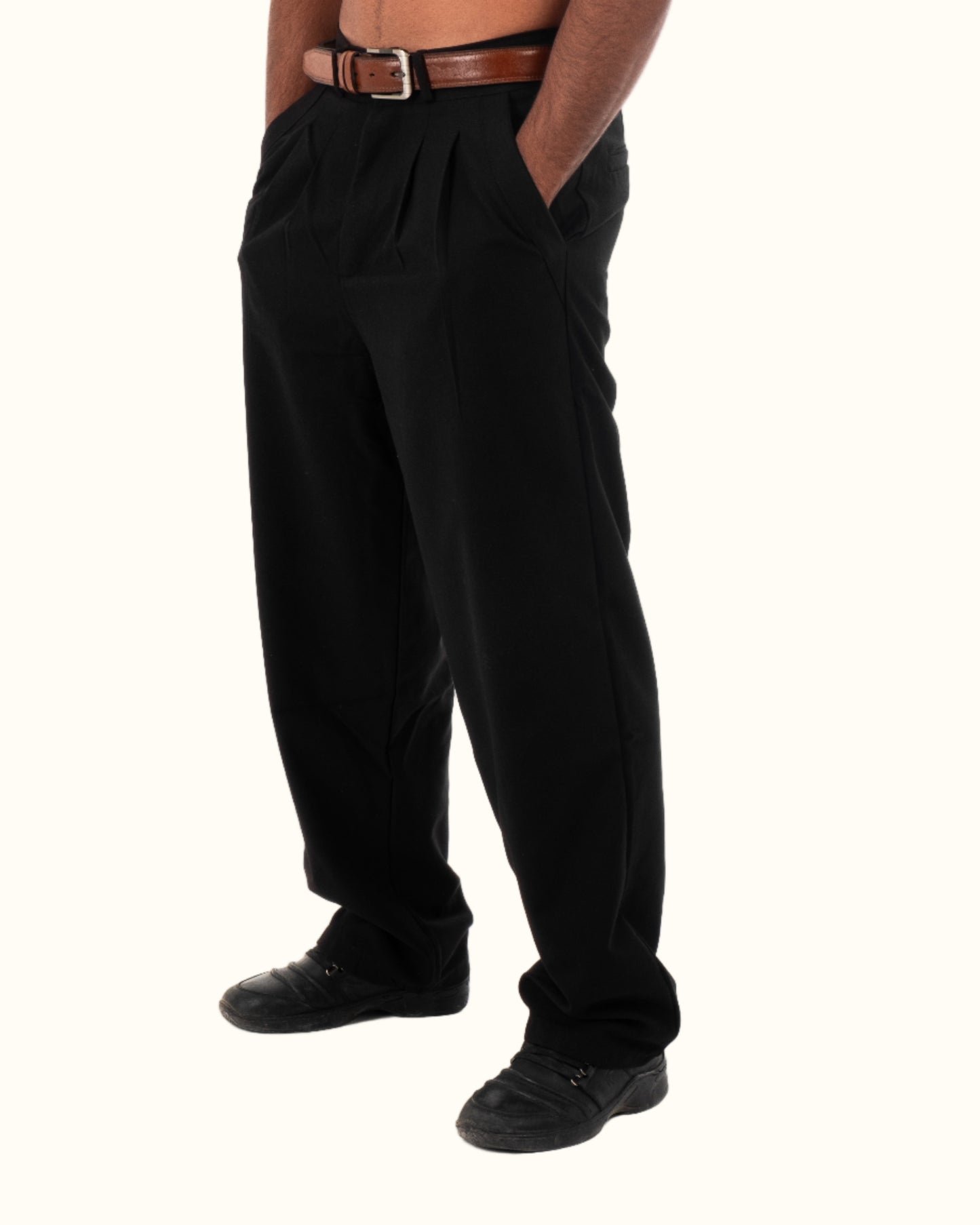 OLDÉ's Black Tailored Pants(Uni Sex)