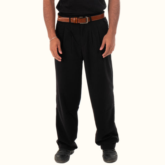 OLDÉ's Black Tailored Pants(Uni Sex)