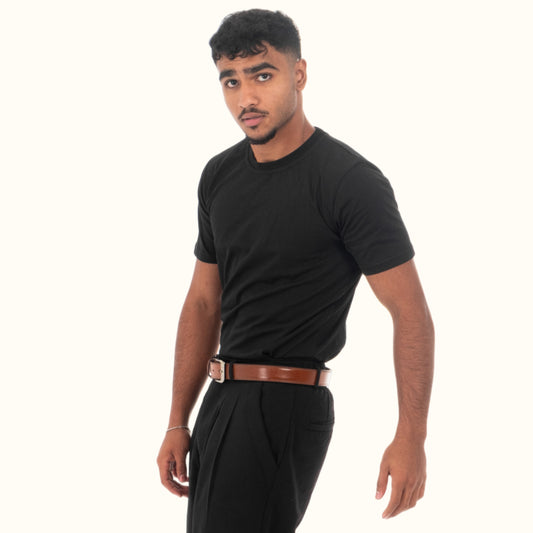 Black Basic T-Shirt(Uni Sex)