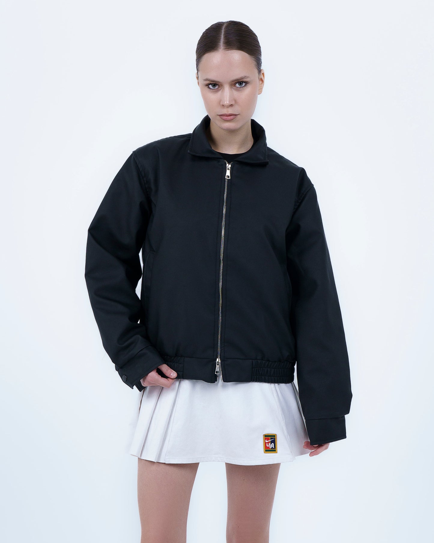 Black Box Fit Faux Leather Jacket