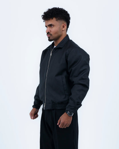 Black Box Fit Faux Leather Jacket