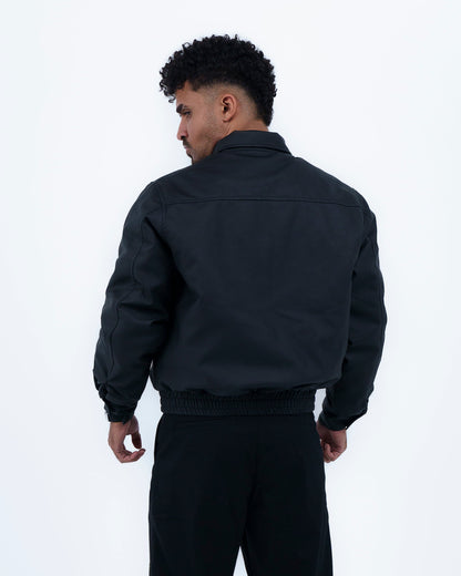 Black Box Fit Faux Leather Jacket