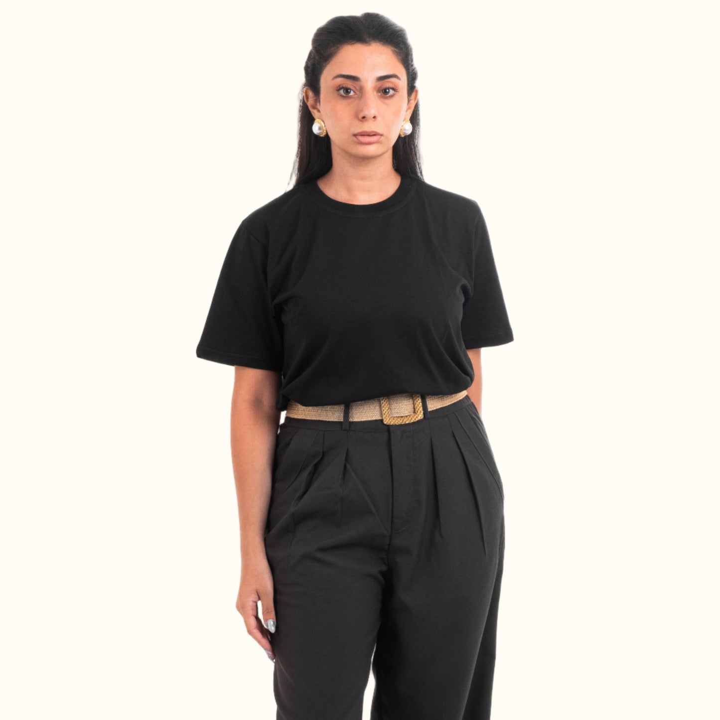 Black Basic T-Shirt(Uni Sex)