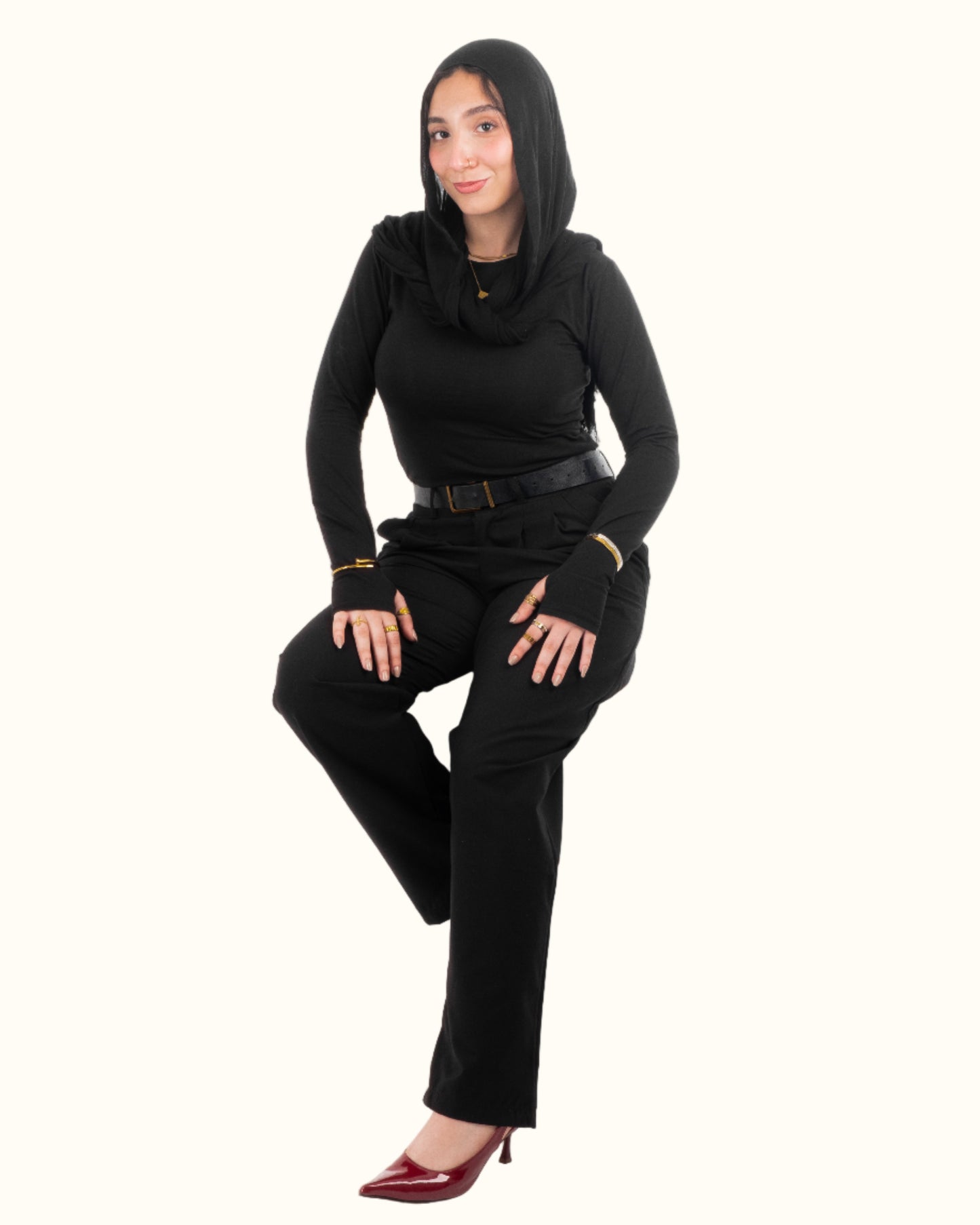 OLDÉ's Black Tailored Pants(Uni Sex)