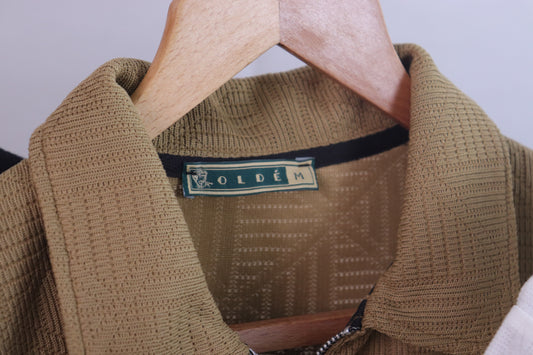 Relaxed Fit-Woody Zip-up Knitted Polo