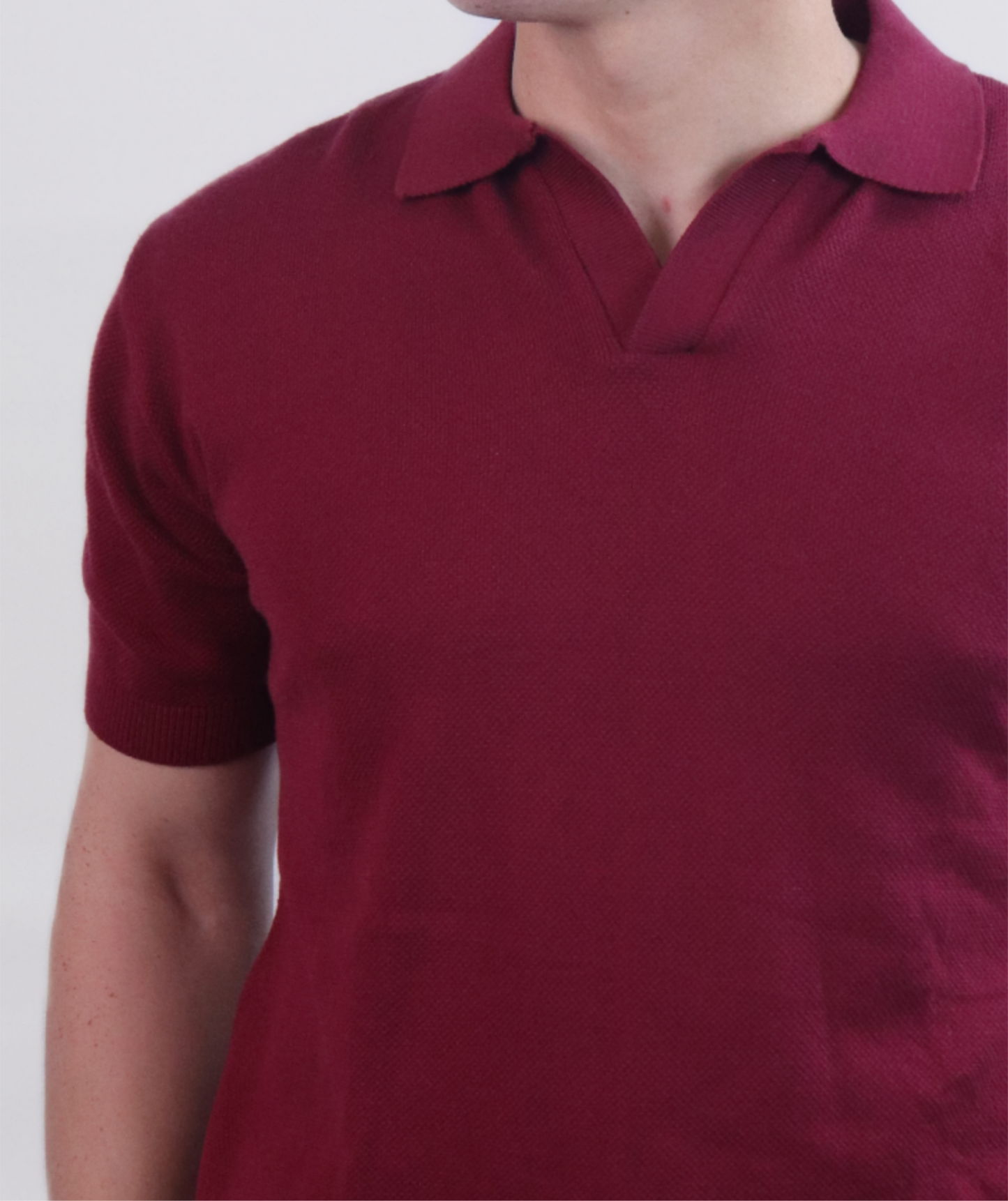 Knitwear V-Neck polo